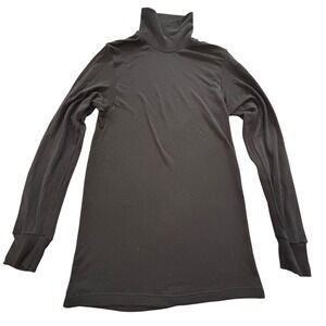 Duofold Black Long Sleeve Turtleneck Thermal Men's M Minimalist Base Layer USA